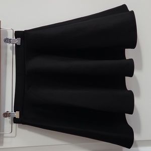 Frenchi Black A-Line Skirt, size small